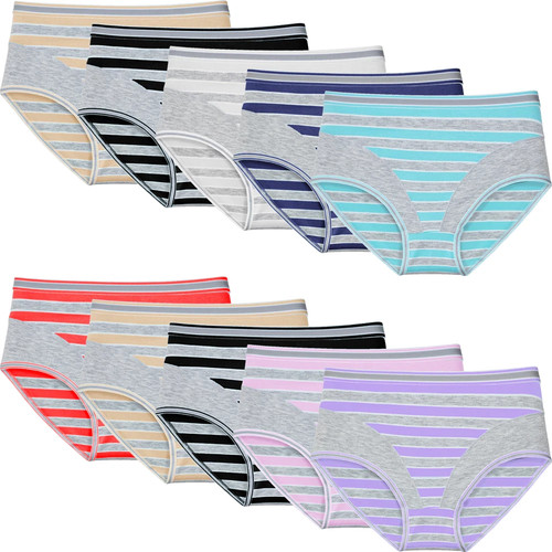 10er set damen slips - set,
