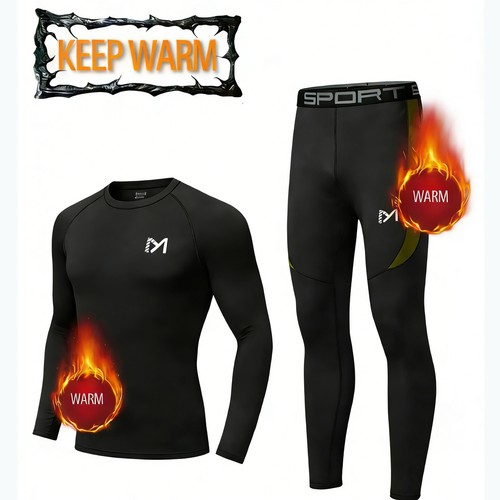 Herren thermowäsche set light - set,