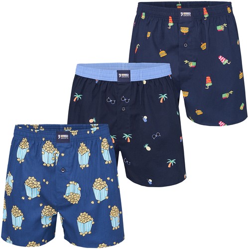 Happy shorts 3er pack - 3er, herren