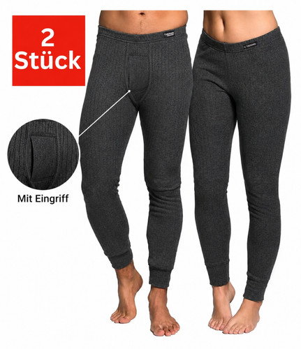 Herren thermounterhose 2er set - herren,